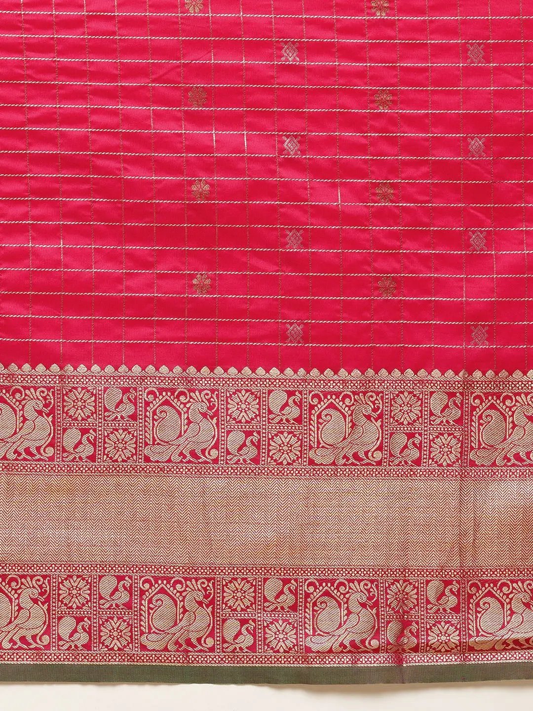 Kanjivaaram Pink Colour Soft Silk Kanchi Zari Weaving Saree
