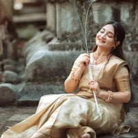 Regal Gold Kanjivaram Tissue Saree