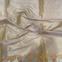 Lavender Kota Kora Meenakari Saree