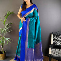 Radiant Harmony Katan Silk Saree
