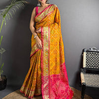 Graceful Pochampally Patola Silk Saree