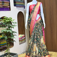 Intricate Kalamkari Printed Saree