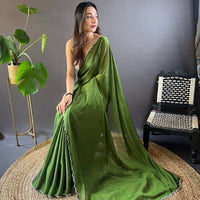 Jade Mist Rangoli Silk Saree