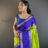 Eyecapthear Gadhwal Pure Soft Silk Festive Wear Saree