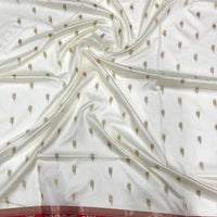 White Soft Silk Yevla Pathani Saree