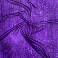 Purple Dola Silk Pen Kalamkari Print Saree