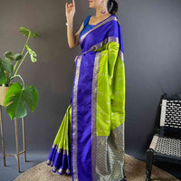 Eyecapthear Gadhwal Pure Soft Silk Festive Wear Saree