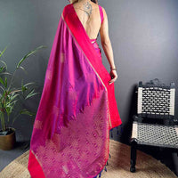 Red Kolam Silk Heritage Saree