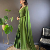 Jade Mist Rangoli Silk Saree