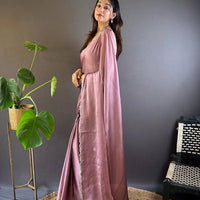 Sunset Glow Rangoli Silk Saree