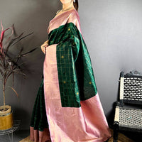 Heritage Kanchi Banarasi Katan Saree