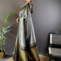 Exclusive Gold Zari Katan Silk Saree
