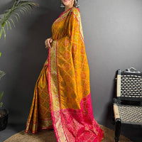 Graceful Pochampally Patola Silk Saree