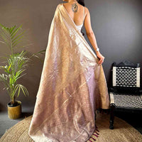 Brown Soft Kanjivaram Silk Saree