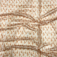Peach Tussar Pashmina Kalamkari Saree