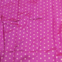 Intricate Paisley Silk Saree With Radiant Pink Pallu
