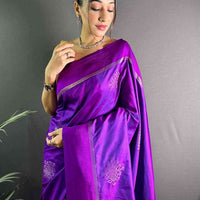 Wine Kolam Silk Heritage Saree