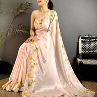 Soft Chiffon Floral Print Saree