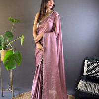 Sunset Glow Rangoli Silk Saree