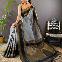 Exclusive Gold Zari Katan Silk Saree
