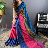 Radiant Multi Color Zarocan Saree