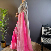 Zarocan Stone Cut Work Border Saree