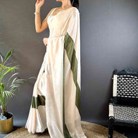Opulent Charm Chiffon Stone Saree