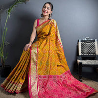 Graceful Pochampally Patola Silk Saree