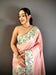 Elegant Tussar Cutwork Digital Saree