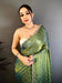 Royal Pearl Zircon Embellished Saree