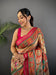 Soft Silk Pashmina Kashmiri Print Saree