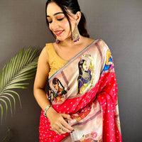 Radiance Soft Chinnon Chiffon Floral Saree