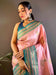 Baby Pink Soft Silk Kanjivaram Saree