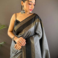 Exclusive Gold Zari Katan Silk Saree