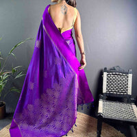 Wine Kolam Silk Heritage Saree
