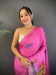 Radiance Barbie Digital Print Chinnon Saree