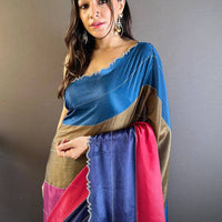 Radiant Multi Color Zarocan Saree