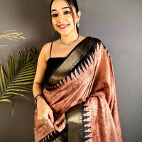 Radiance Kalamkari Dola Silk Saree