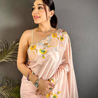 Soft Chiffon Floral Print Saree