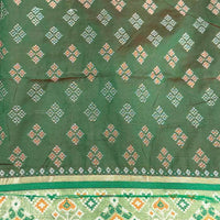 Pink Pochampally Patola Soft Silk Saree