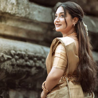 Regal Gold Kanjivaram Tissue Saree