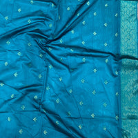 Peach Soft Katan Silk Saree