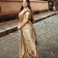Regal Gold Kanjivaram Tissue Saree
