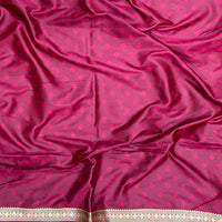Raven Black Soft Silk Floral Butta Saree
