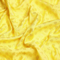 Yellow Banarasi Katan Butti Design Festive Wear Saree