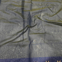 Green Banarasi Raw Silk Ikkat Saree