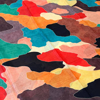 Opulent Freehand Abstract Chinnon Saree