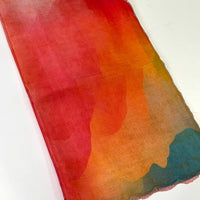 Majestic Freehand Abstract Chinnon Saree
