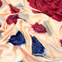 Regal Chiffon Bandhej Swarovski Saree