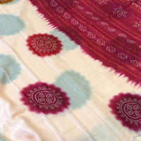 Regal Chiffon Bandhej Swarovski Saree